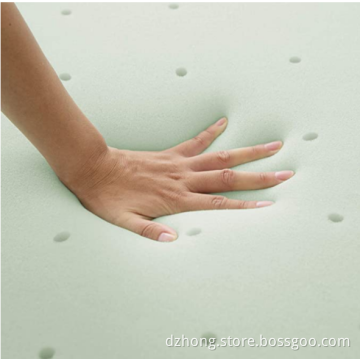 1.5" Green Tea Memory Foam Topper King